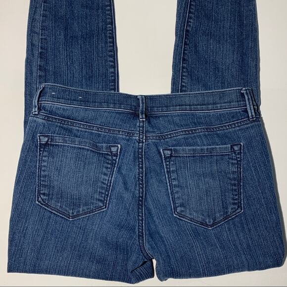 Ann Taylor LOFT Jeans Rhinestone Crystal Embellished Modern Skinny Jeans Size 4 - Picture 3 of 13